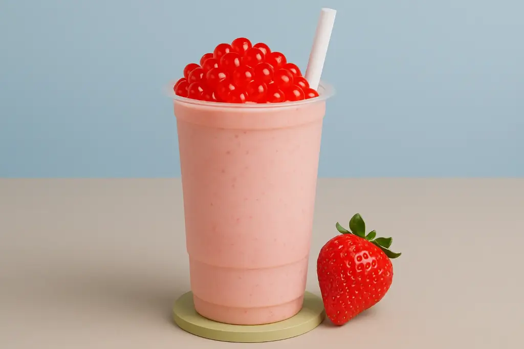 Strawberry poping Boba 350ml