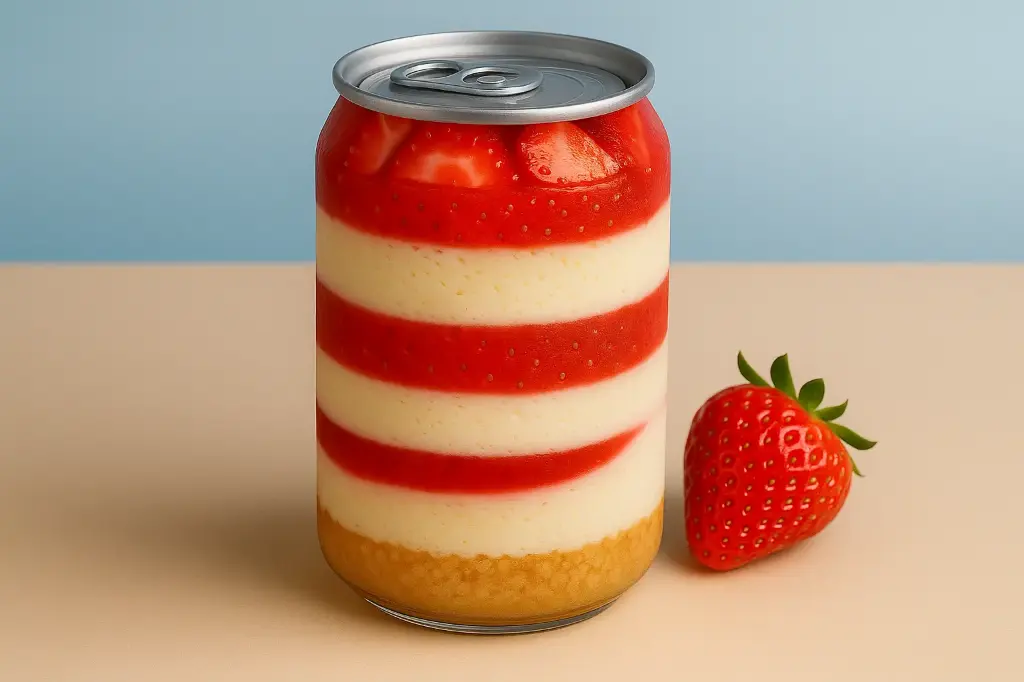 Strawberry Burst Jar Dessert
